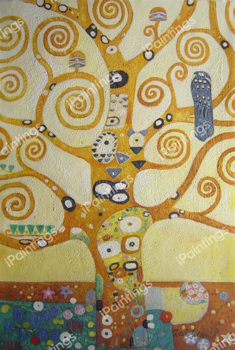 Tree Of Life Painting By Gustav Klimt Reproduction