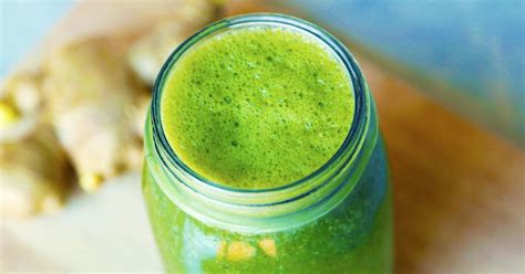 A Green Smoothie With A Ginger Kick Mindbodygreen