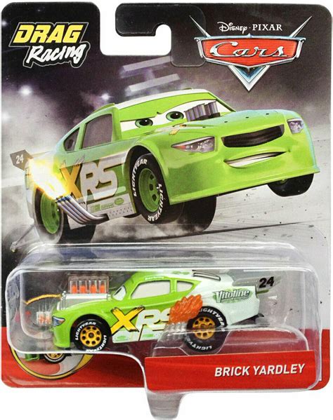 Mattel Αυτοκινητάκι Disney Cars Drag Racers Brick Yardley για 3 Ετών