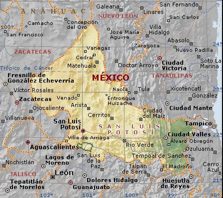 Mapa base del estado de san luis potosí formato de representación geográfica: Salviamo Wirikuta, cuore sacro d'America - Carmilla on line