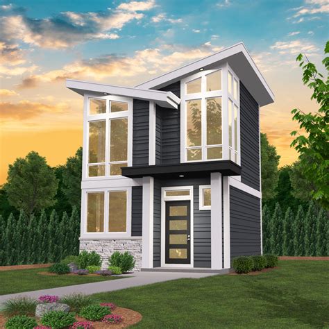 Jacko S Place 2 Story Small Modern House Plan With Photos