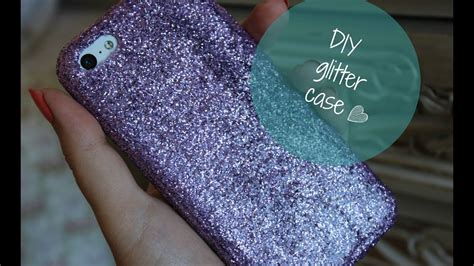 Diy Glitter Phone Case Youtube