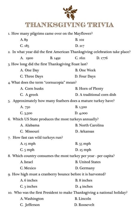 6 Best Images Of 10 Printable Easy Trivia Questions