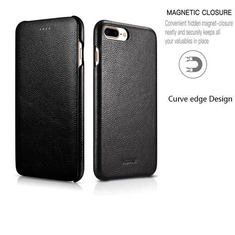 Xoomz Curve Flip Case For Iphone 7 8 Plus 7plus Genuine Leather Full