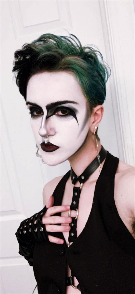 Male Gothic Eye Makeup