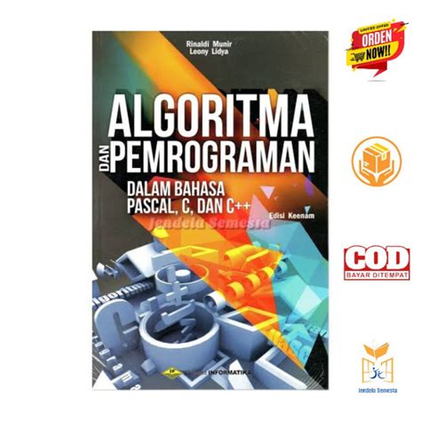 Jual Buku Algoritma Dan Pemrograman Dalam Bahasa Pascal C Dan C