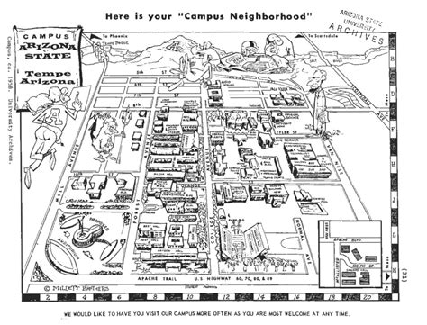 29 Asu Tempe Campus Map Maps Online For You