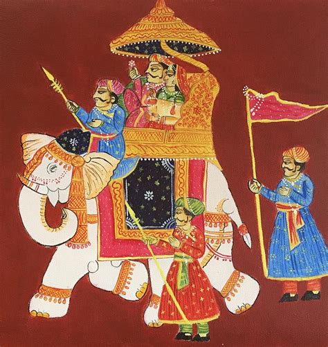 Ancient Indian Folk Art 2 Painting By Neetu Dhillon Pixels