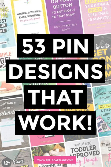 53 Pinterest Pin Design Ideas That You Can Steal Applecart Lane