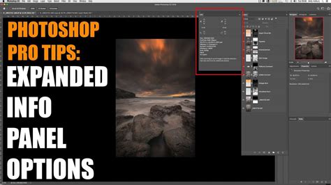 Photoshop Pro Tips Expanded Image Info Panel Customization Youtube