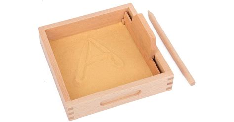 Montessori Letter Formation Sand Tray 30 Educational Montessori Toys
