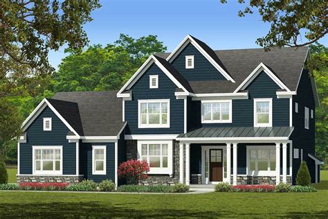 Spacious Two Story Traditional House Plan 790046glv Architectural
