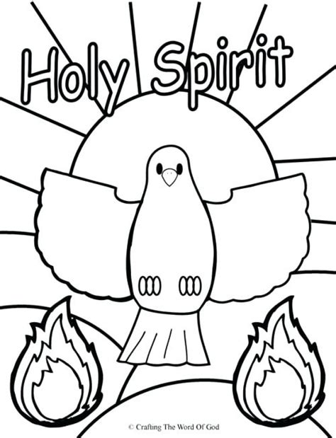 Pentecost Coloring Pages To Print At Free Printable