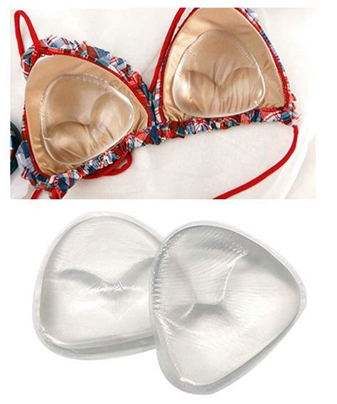 Mascarry Pair Silicone Triangle Push Up Breast Pads Cleavage