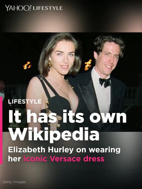 Elizabeth Hurley On Wearing That Versace Dress