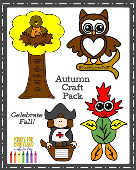 Autumn Kindergarten Arts And Crafts Activity Pack Owl Tree Poem
