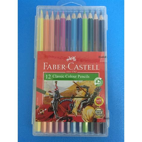 FABER CASTELL 12 CLASSIC COLOUR PENCILS 115890 Shopee Malaysia