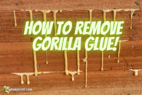 How To Get Gorilla Glue Off Your Hands And Everything Else