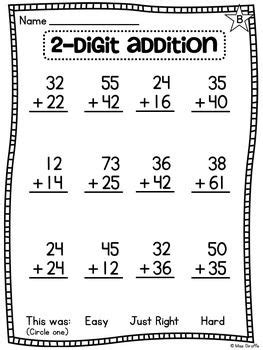 Kids review their addition and subtraction facts, as well as on this second grade math worksheet, kids solve money word problems about making change on a fun trip to the toy store. First Grade Math Unit 13 for 2 Digit Addition and Subtraction | First grade math, Addition and ...