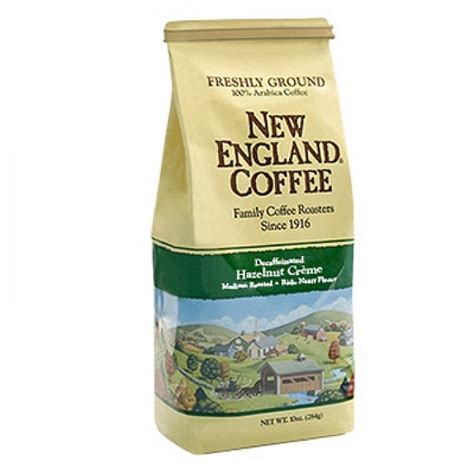 New England Coffee Hazelnut Creme Decaf Ground 10oz