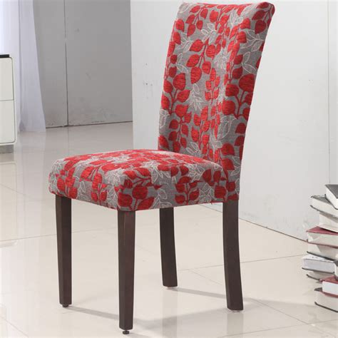 Check out our red dining chair selection for the very best in unique or custom, handmade pieces from our dining there are 2908 red dining chair for sale on etsy, and they cost $116.81 on average. Elegant Red Floral Parson Chair (Set of 2) - Contemporary ...