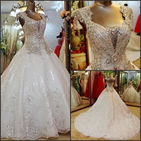 Search thousands of new, sample and used wedding dresses from top designers. Discount Newest Gorgeous Wedding Gowns Rhinestone Shining ...