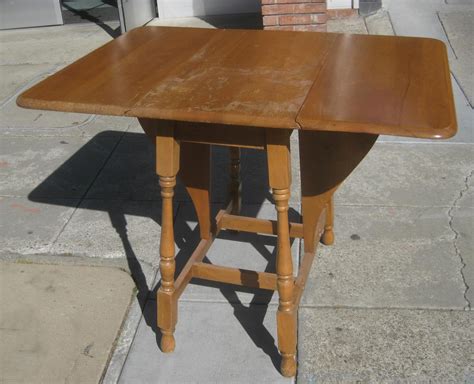 Uhuru Furniture And Collectibles Sold Small Maple Drop Leaf Table 65
