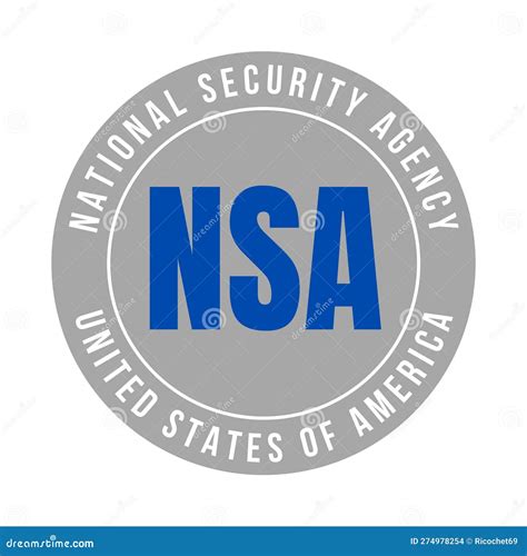 Nsa National Security Agency Symbol Icon Stock Illustration