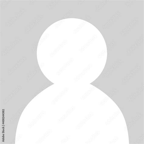 Blank Man Profile Head Icon Placeholder Stock イラスト Adobe Stock