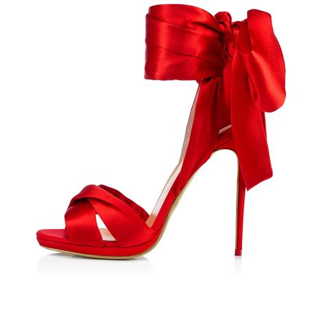 Ladies Red Dress Heels Summer Thin Heel Platform Wrap Shoes Sexy Lady