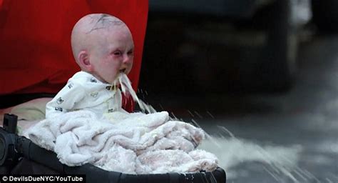 Devil Baby Prank For Devils Due Movie Terrifies New York Daily Mail