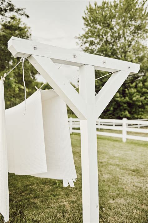 Diy Clothesline The White Cottage Farm