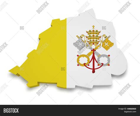 Vatican City Map Flag Image And Photo Free Trial Bigstock