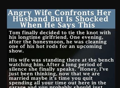 Angry Wife Confronts Her Husband