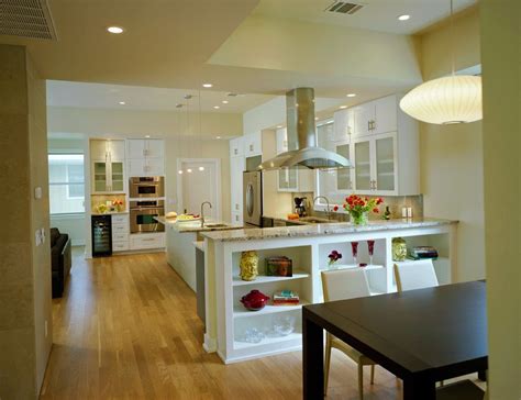 Stunning half wall kitchen designs ideas open kitchen. Creating an Open kitchen and dining room