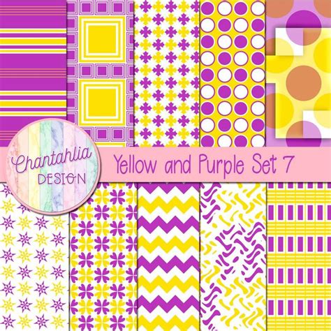 You Searched For Purple And Yellow Chantahlia Design Free Digital
