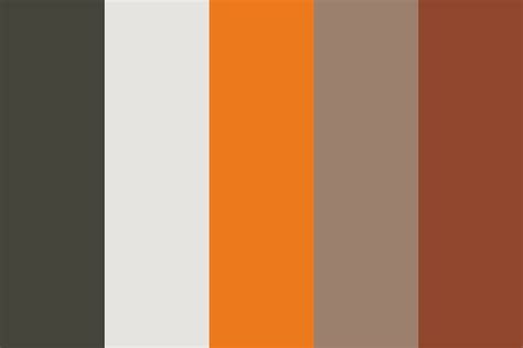 Orange Grey Colour Scheme Color Palette Color Schemes Colour Palettes