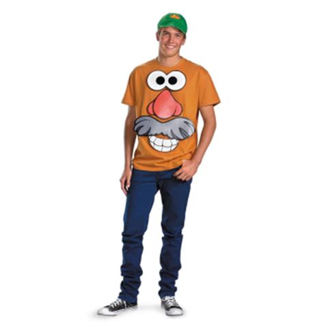 Partymart Mr Potato Head Shirt Set Adult One Size