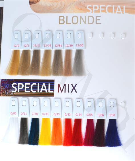 Wella Color Perfect Hair Color Chart Labb By Ag
