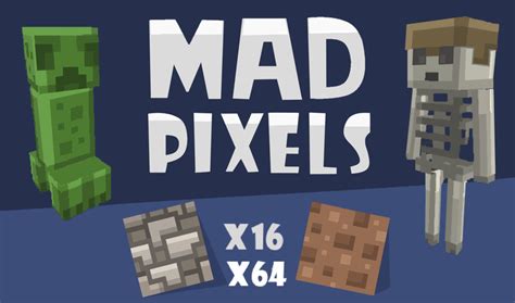Mad Pixels For 117 X16x64 Minecraft Texture Pack