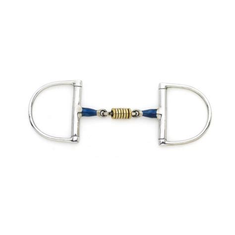 Centaur® Blue Steel King Dee Double Jointed Mouth W Loose Brass Roller