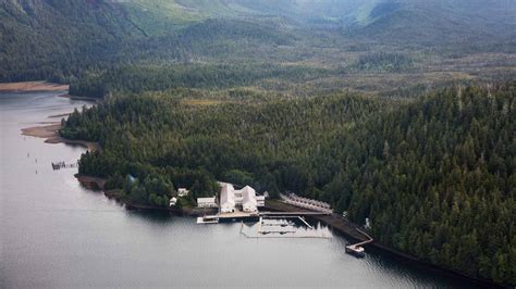 The Location Of Waterfall Resort Alaskas Top Fishing Lodge