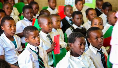 African Children In Primary School Classroom Editorial Photo Image Of