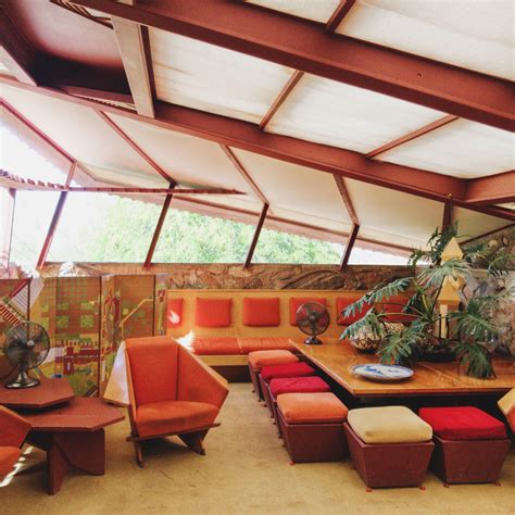 Building The Living Room At Frank Lloyd Wrights Taliesin