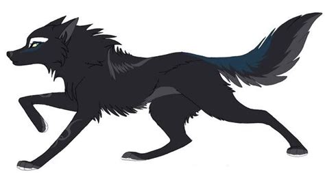 Pics For Black Wolf Anime Canine Art Anime Wolf Wolf Illustration