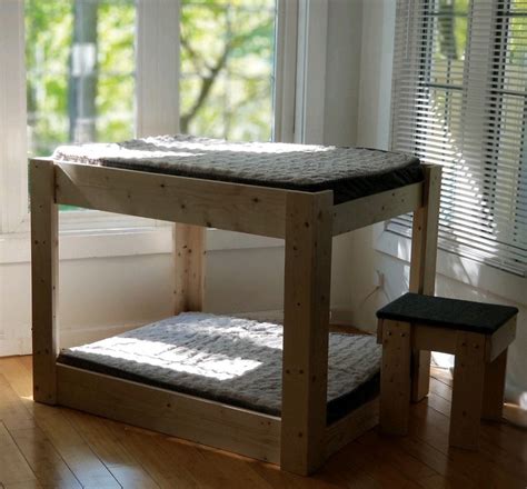 Elevated Dog Bed Platform With 2 Steps 32 High Large Dog Bunk Etsy