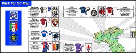 An information bubble containing information about the sports team will then appear over the. Italy: 2007-08 Serie A- Zoom map. « billsportsmaps.com