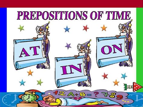Prepositions Of Time презентація з англійської мови