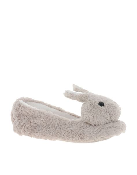 New Look New Look Novelty Bunny Slippers At Asos Bunny Slippers