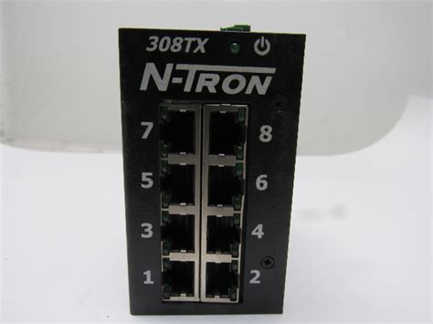 N Tron 308tx 8 Port 10 30 Vdc Ethernet Switch Bullseye Industrial Sales